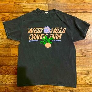 Urban Outfitters “West Hills Orange Farm” T-Shirt (large)